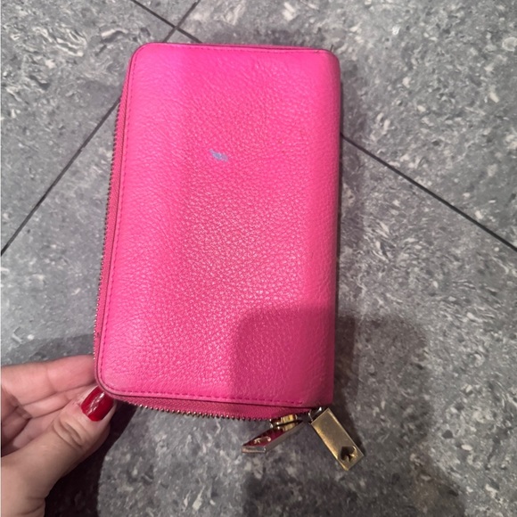 Pink Kate Spade Double zipper wallet - Picture 5 of 6